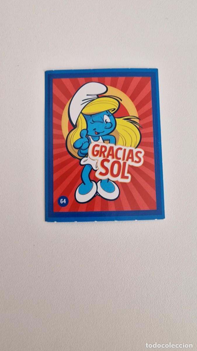 Coleccionismo cromos antiguos: 64 LOS PITUFOS ALCAMPO CUIDANDO EL PLANETA CON LOS PITUFOS - Foto 1