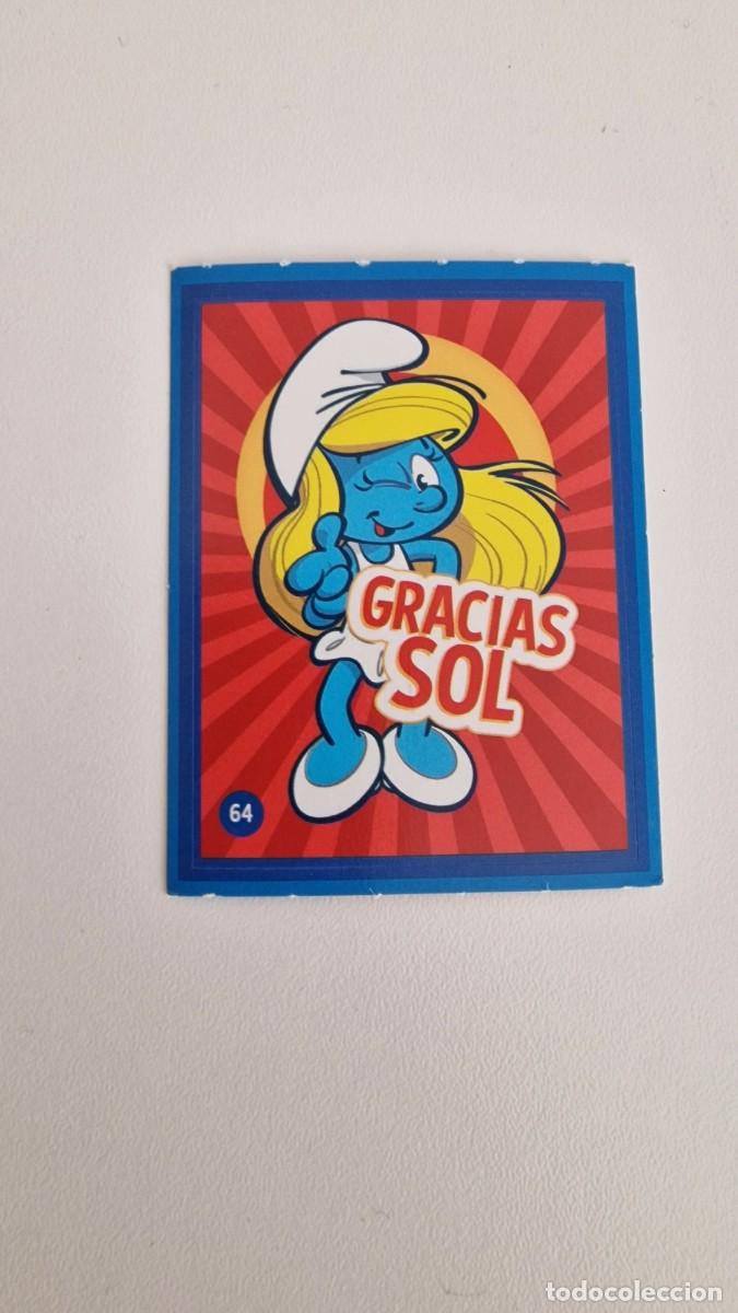 Coleccionismo cromos antiguos: 64 LOS PITUFOS ALCAMPO CUIDANDO EL PLANETA CON LOS PITUFOS - Foto 1