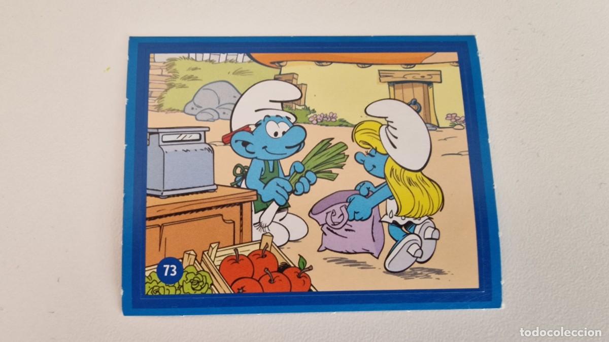 Coleccionismo cromos antiguos: 73 LOS PITUFOS ALCAMPO CUIDANDO EL PLANETA CON LOS PITUFOS - Foto 1