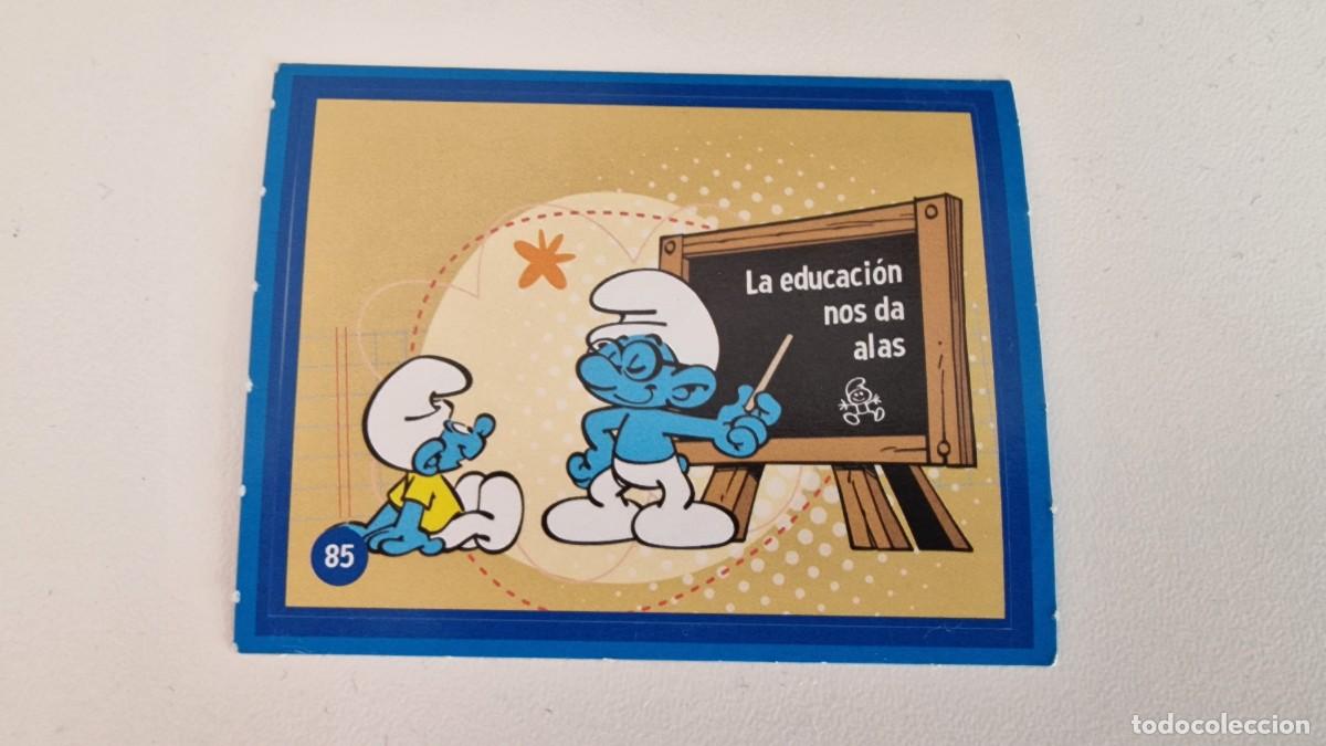 Coleccionismo cromos antiguos: 85 LOS PITUFOS ALCAMPO CUIDANDO EL PLANETA CON LOS PITUFOS - Foto 1