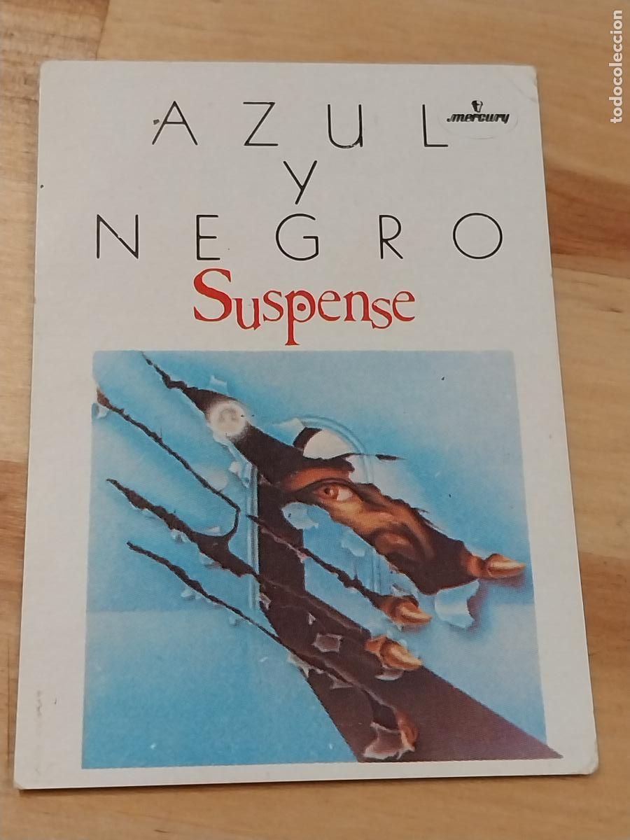 Coleccionismo cromos antiguos: AZUL Y NEGRO SUSPENSE SUPER EXITO ED MAGA CROMO 119 SIN PEGAR NUNCA
