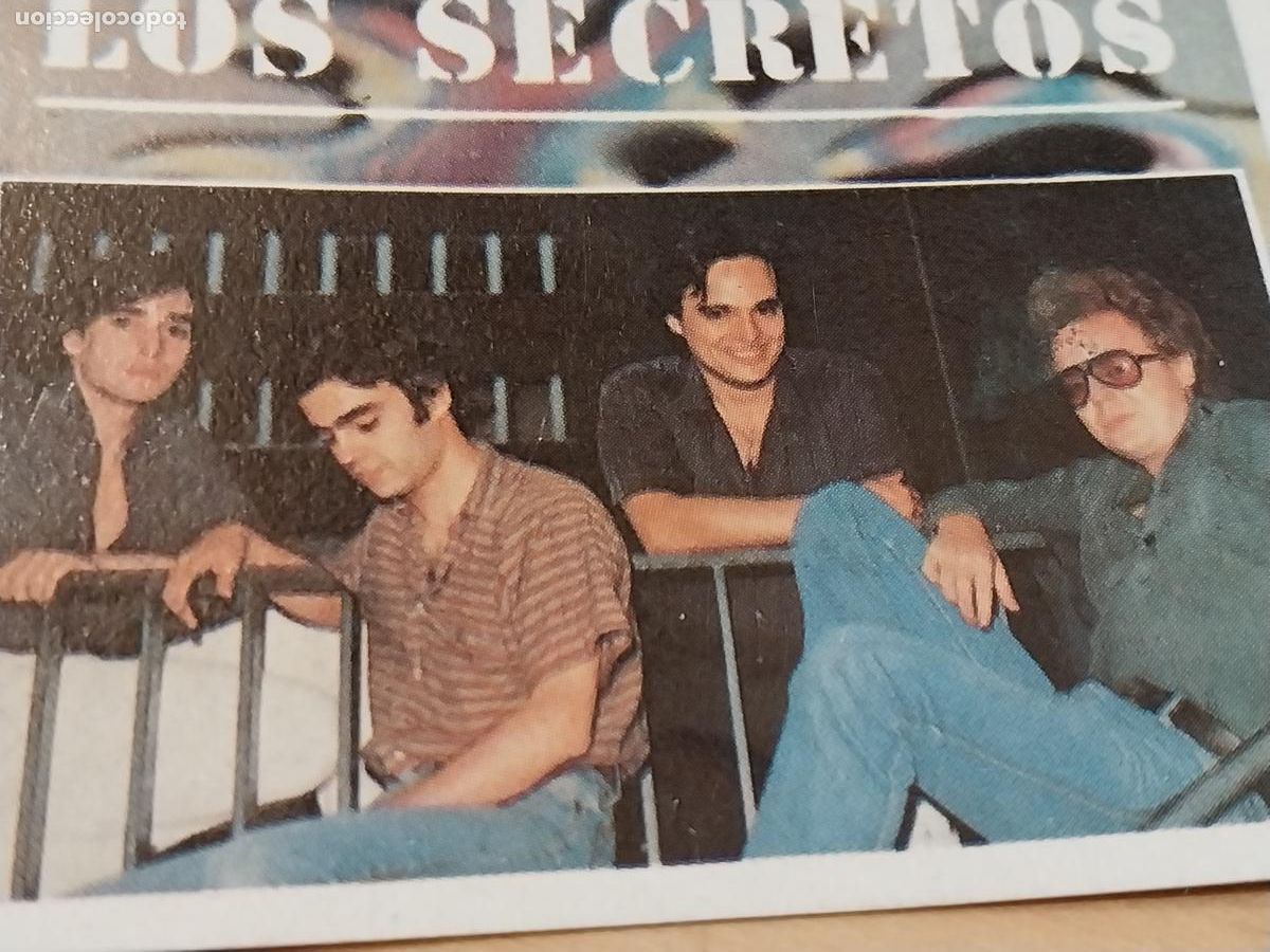Coleccionismo cromos antiguos: LOS SECRETOS GRUPO M&Uacute;SICA SUPER EXITO ED MAGA CROMO 108 SIN PEGAR NUNCA