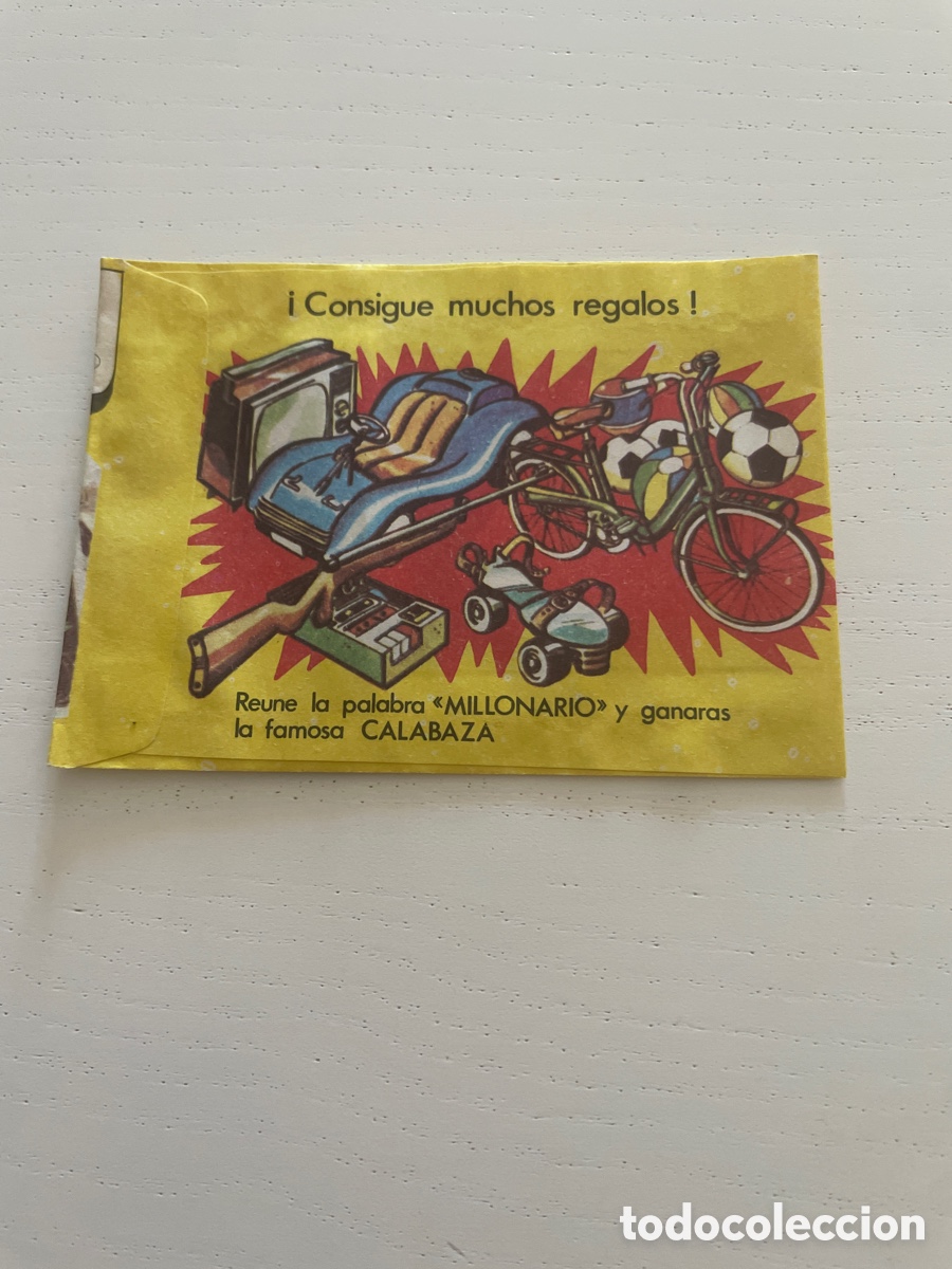Coleccionismo cromos antiguos: Sobre sin abrir SOBRE MILLONARIO - Foto 2