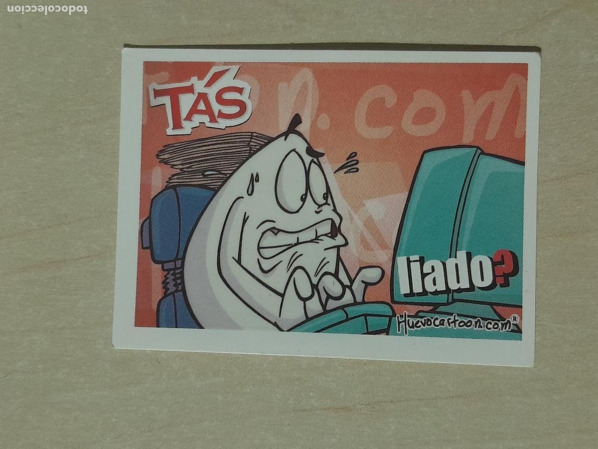 Colecionismo Cromos antigos: CROMO N&deg; 36 - PEGATINA - MATUTANO HUEVOS MINI TAS O NO TAS - SIN PEGAR