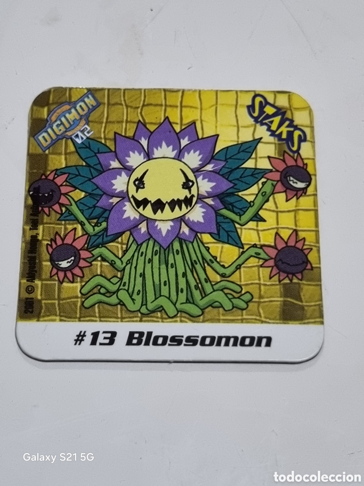 Coleccionismo cromos antiguos: 13 - STAKS DIGIMON 2 - BLOSSOMON 2001 - Foto 1