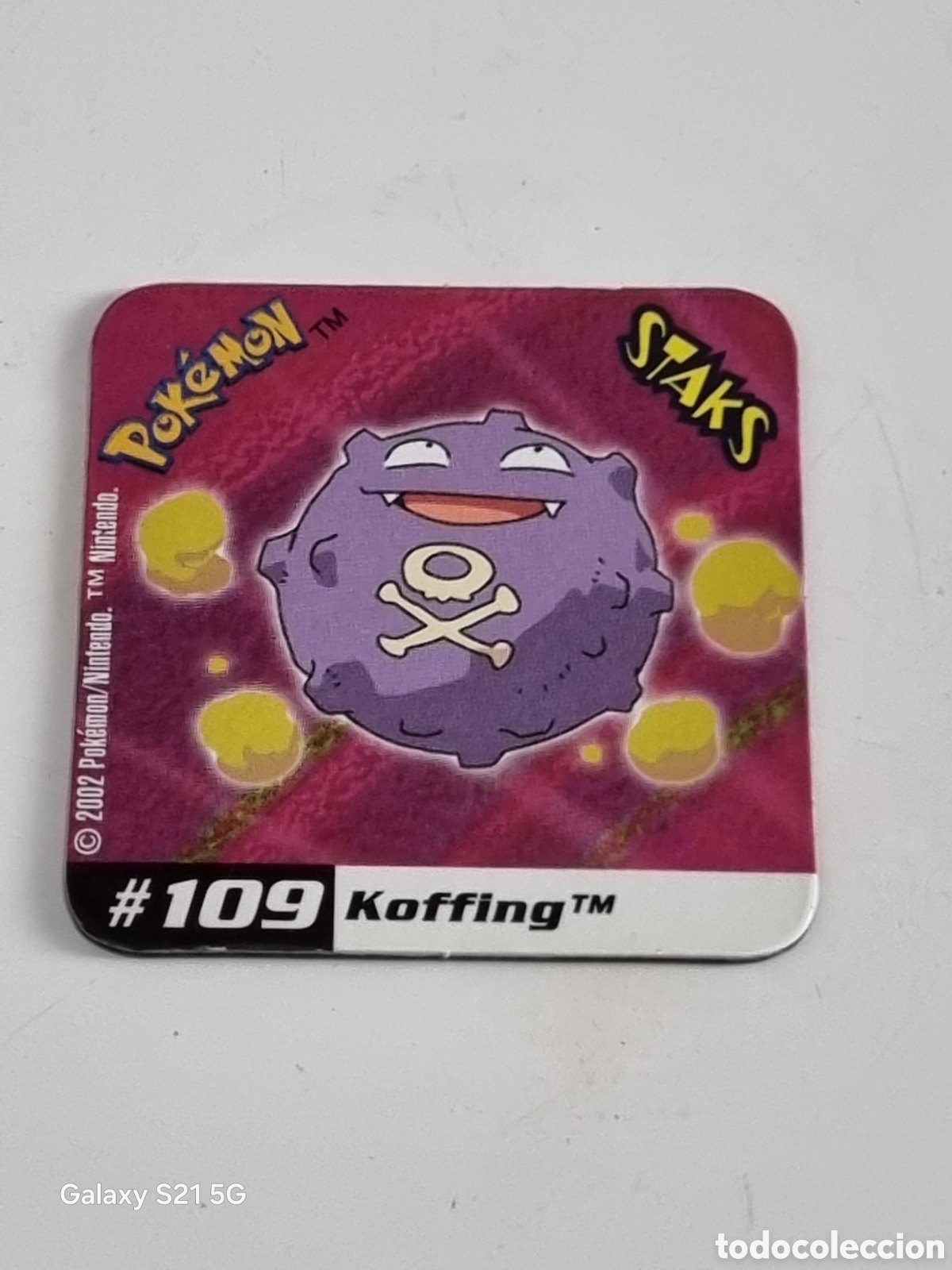 Coleccionismo cromos antiguos: 109 - KOFFING , STAKS POKEMON 2002 - Foto 1