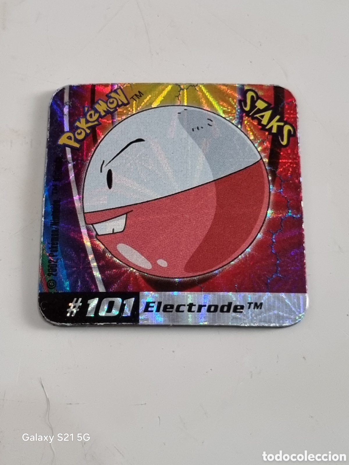 Coleccionismo cromos antiguos: 101 - ELECTRODE , STAKS POKEMON 2002 - Foto 1