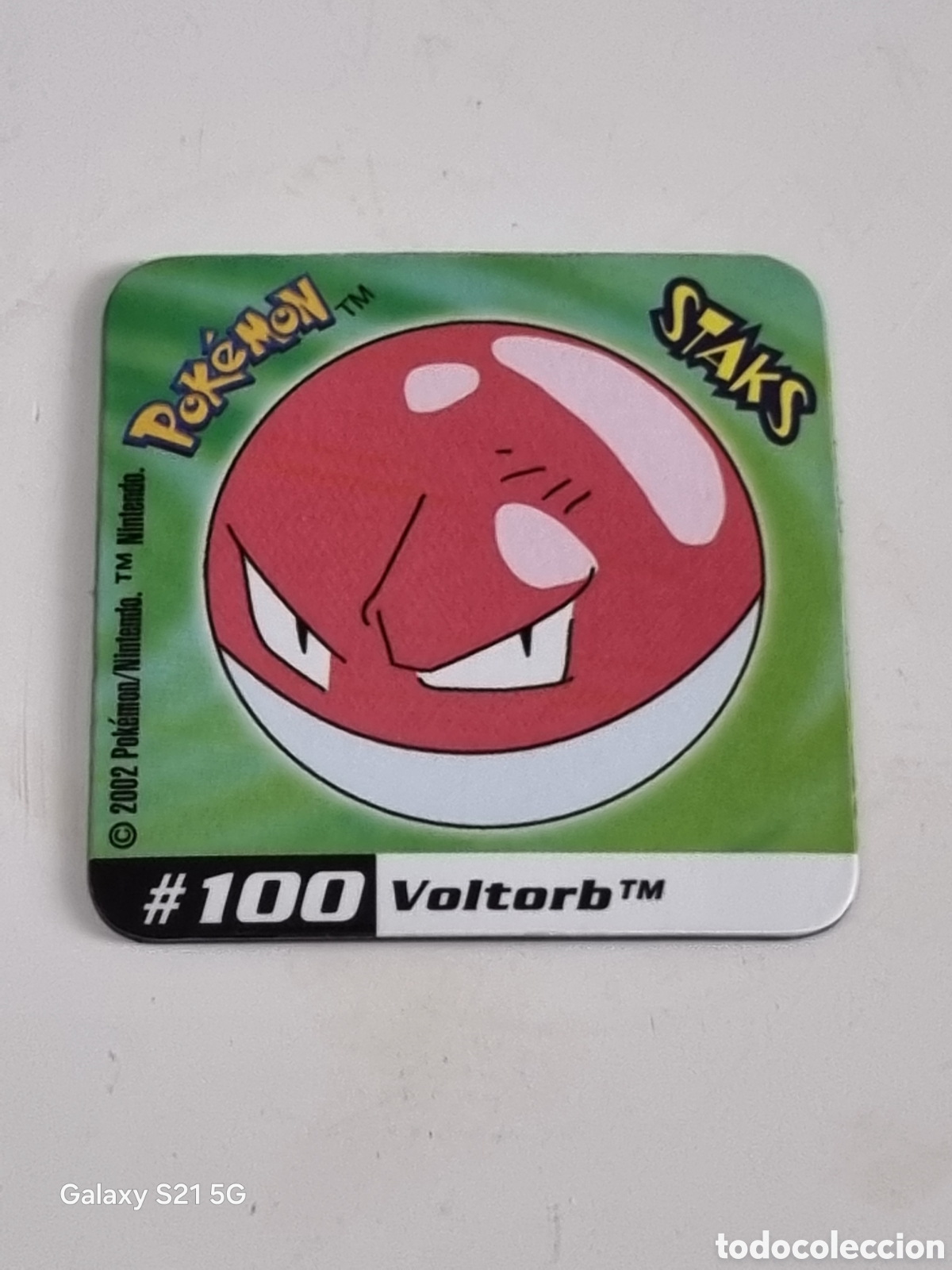 Coleccionismo cromos antiguos: 100 - VOLTORB , STAKS POKEMON 2002 - Foto 1