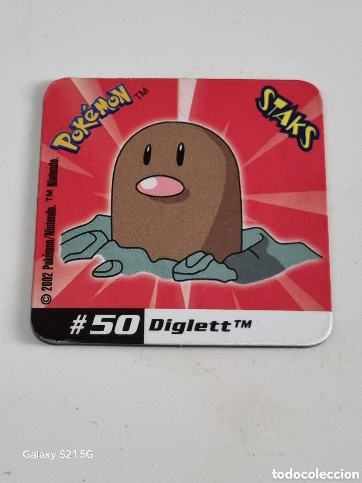 Coleccionismo cromos antiguos: 50 - DIGLETT , STAKS POKEMON 2002 - Foto 1