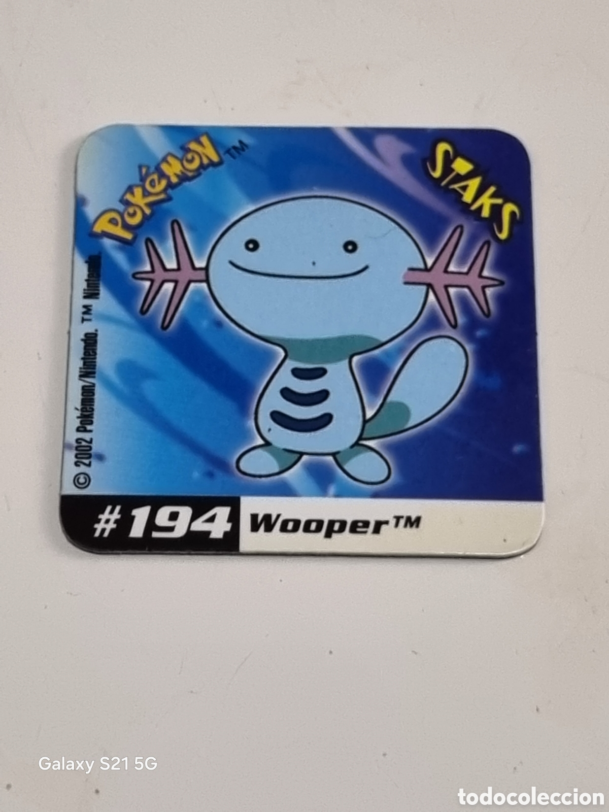 Coleccionismo cromos antiguos: 194 - WOOPER , STAKS POKEMON 2002 - Foto 1