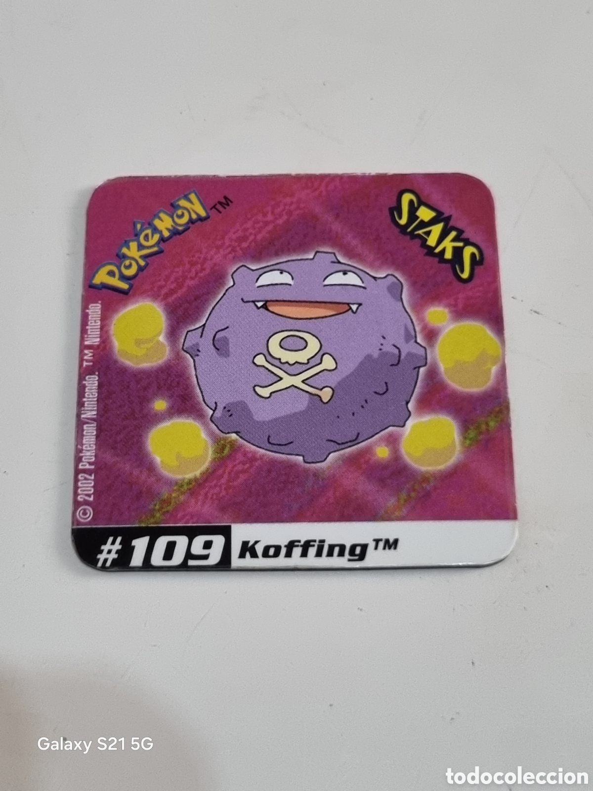 Coleccionismo cromos antiguos: 109 - KOFFING, STAKS POKEMON 2002 - Foto 1