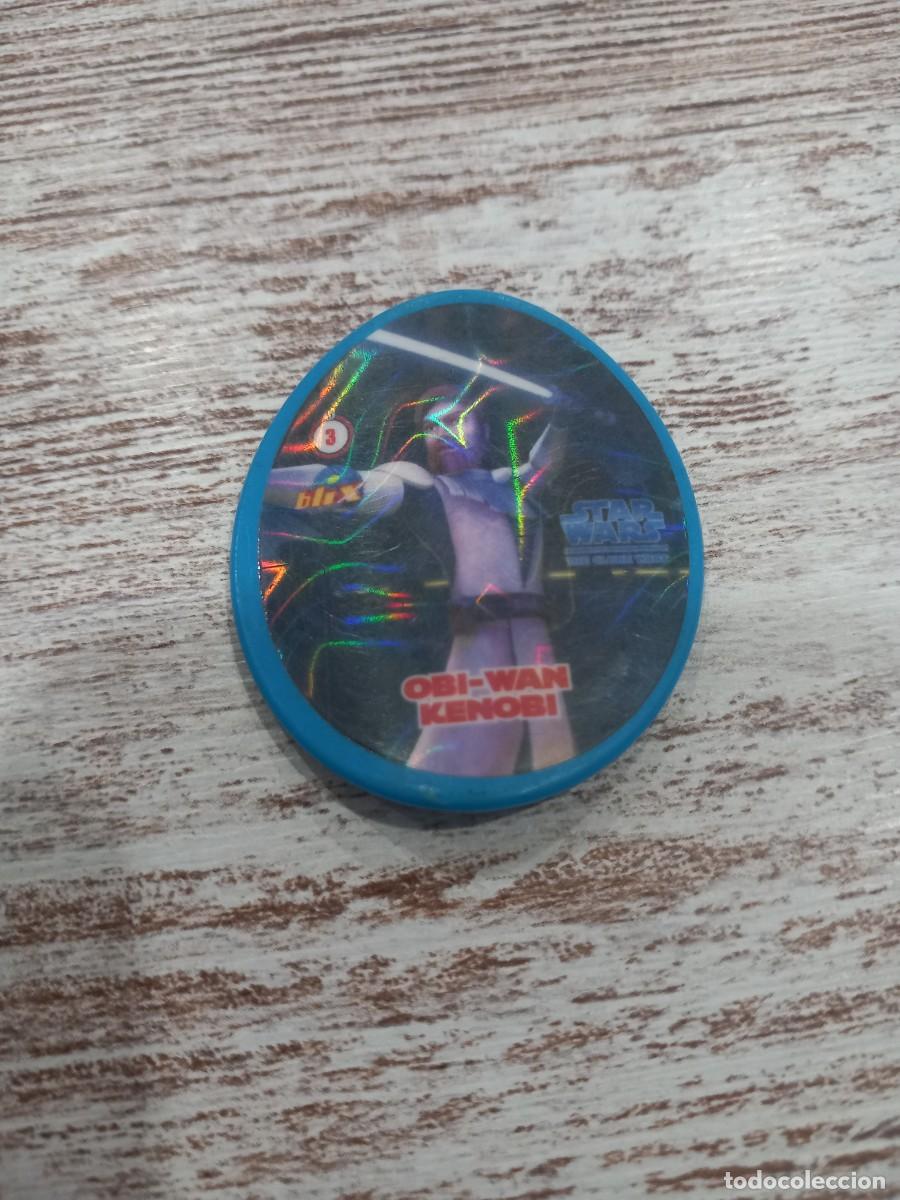 Coleccionismo cromos antiguos: TAZO N&ordm; 3 STAR WARS THE CLONE WARS BLIX - Foto 1