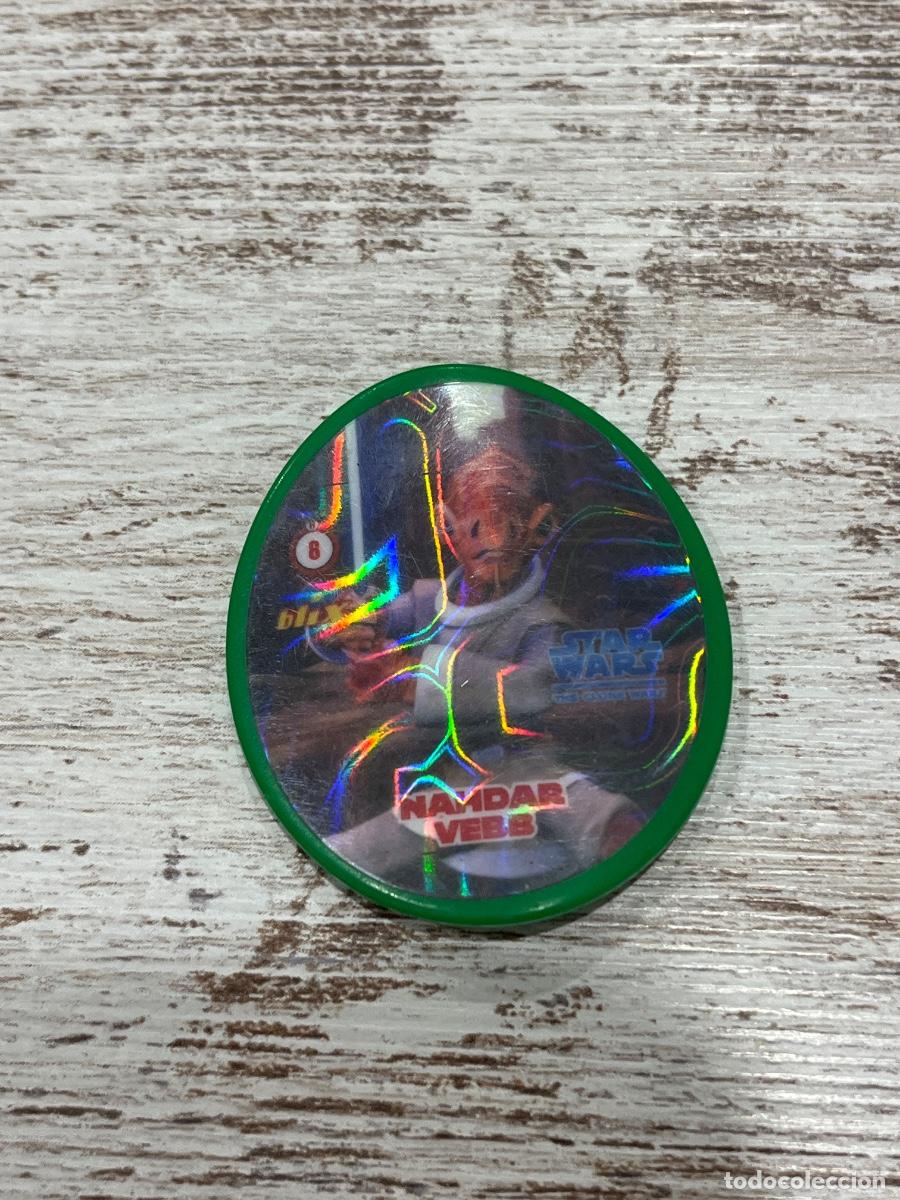 Coleccionismo cromos antiguos: TAZO N&ordm; 8 STAR WARS THE CLONE WARS BLIX - Foto 1