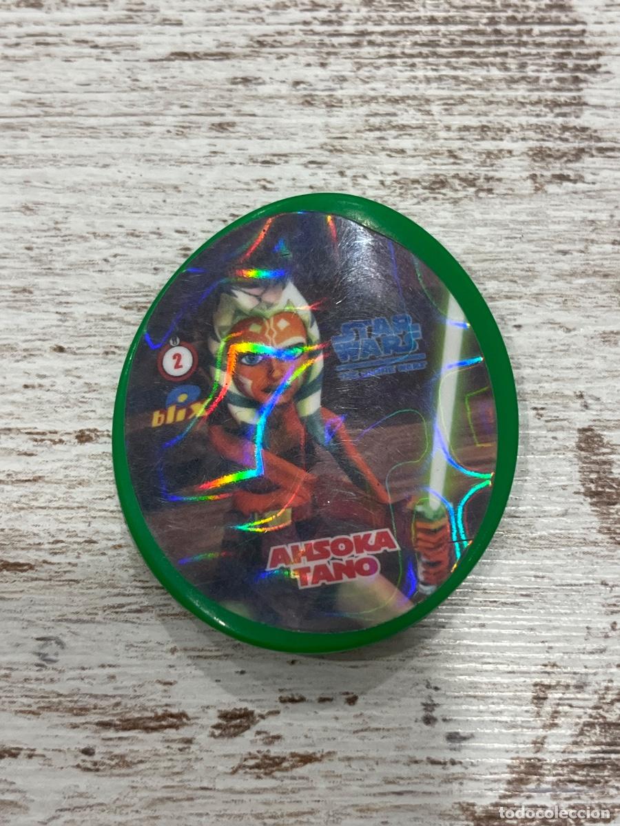 Coleccionismo cromos antiguos: TAZO N&ordm; 2 STAR WARS THE CLONE WARS BLIX - Foto 1