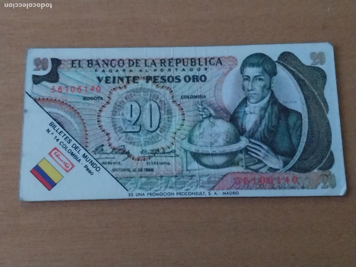 Coleccionismo Cromos antiguos: PANRICO 20 PESOS COLOMBIA CROMO NUM 14 ANTIGUO A&Ntilde;OS 70 ORIGINAL