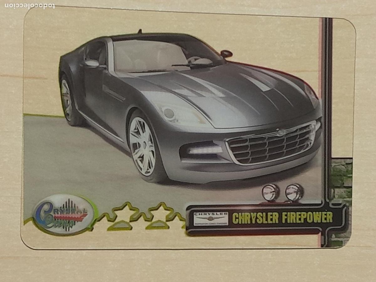 Collectable Antique Stickers: CROMO N&ordm; 50 - LAMINCARDS - CRYSTAL CARS - EDIBAS MUNDICROMO - FICHA NUEVA