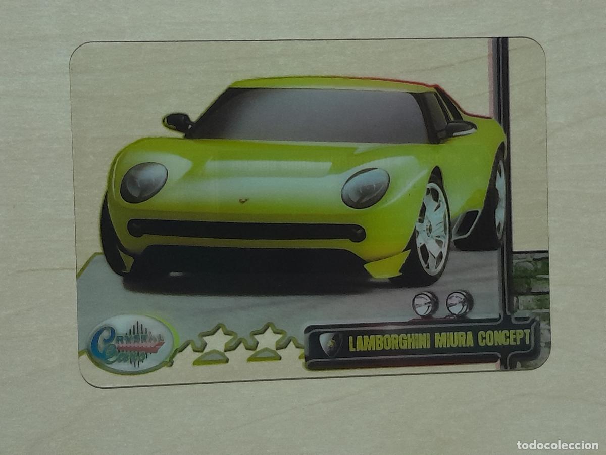 Collectable Antique Stickers: CROMO N&ordm; 25 - LAMINCARDS - CRYSTAL CARS - EDIBAS MUNDICROMO - FICHA NUEVA