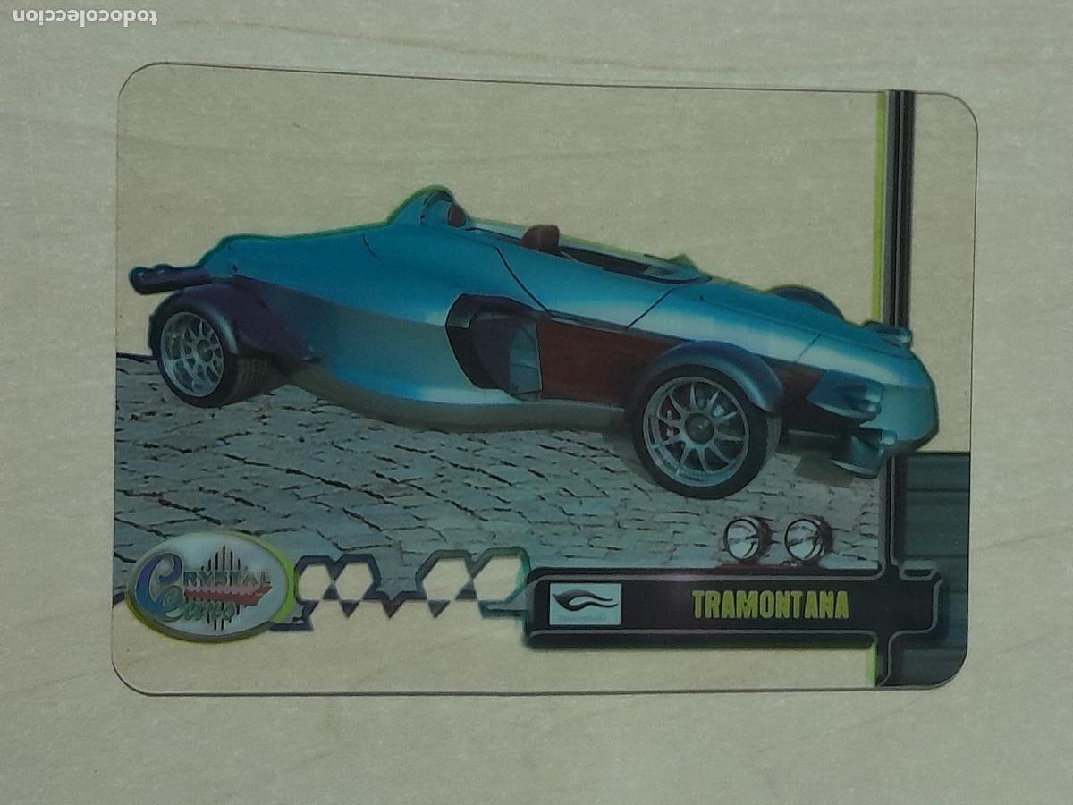 Collectable Antique Stickers: CROMO N&ordm; 4 - LAMINCARDS - CRYSTAL CARS - EDIBAS MUNDICROMO - FICHA NUEVA