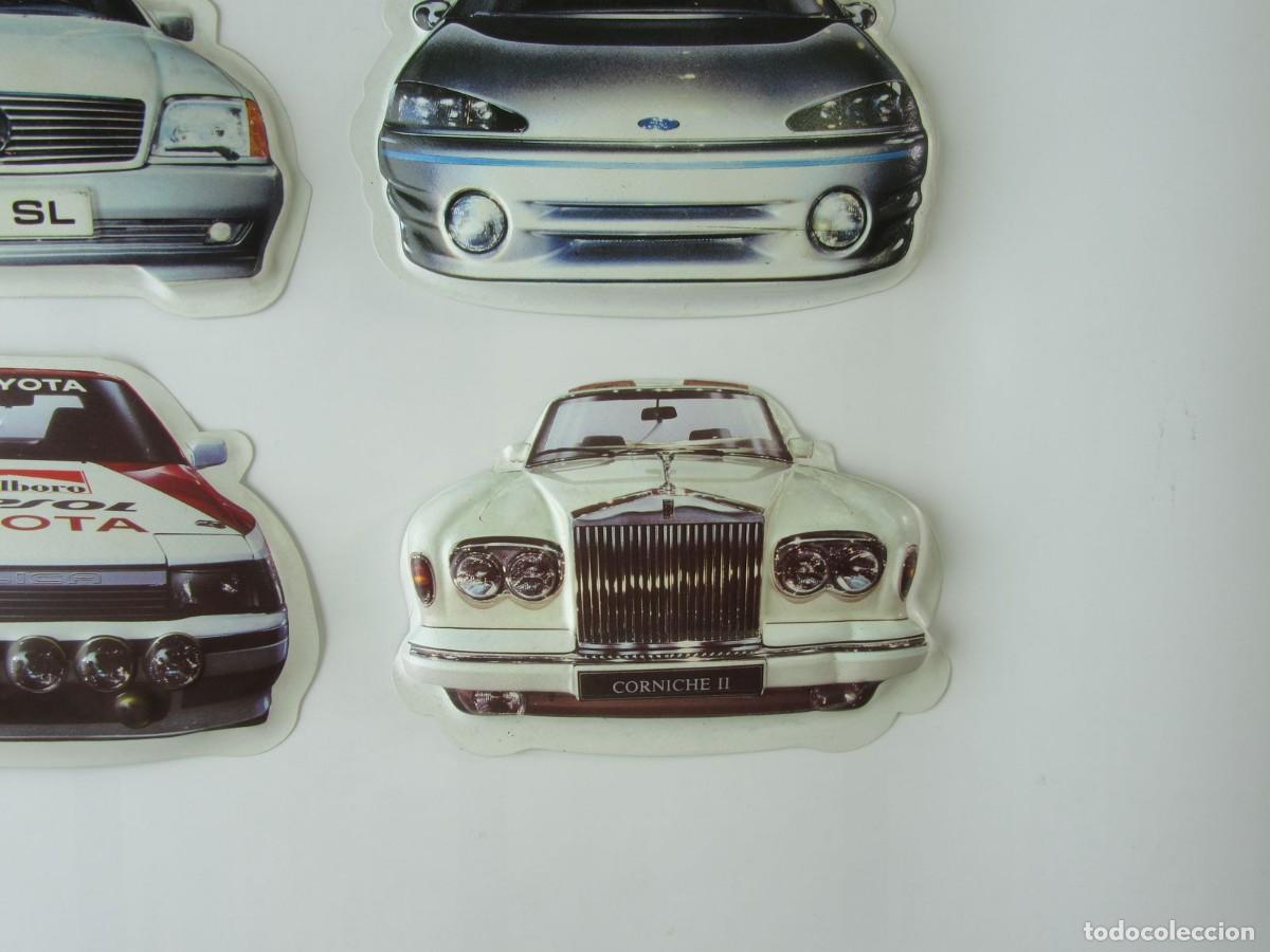 Coleccionismo cromos antiguos: 4 Cromos coches relieve - Foto 2