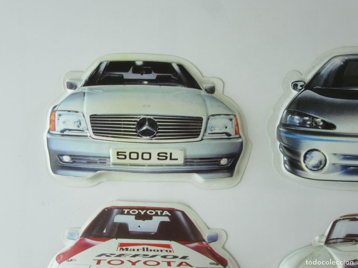 Coleccionismo cromos antiguos: 4 Cromos coches relieve - Foto 3