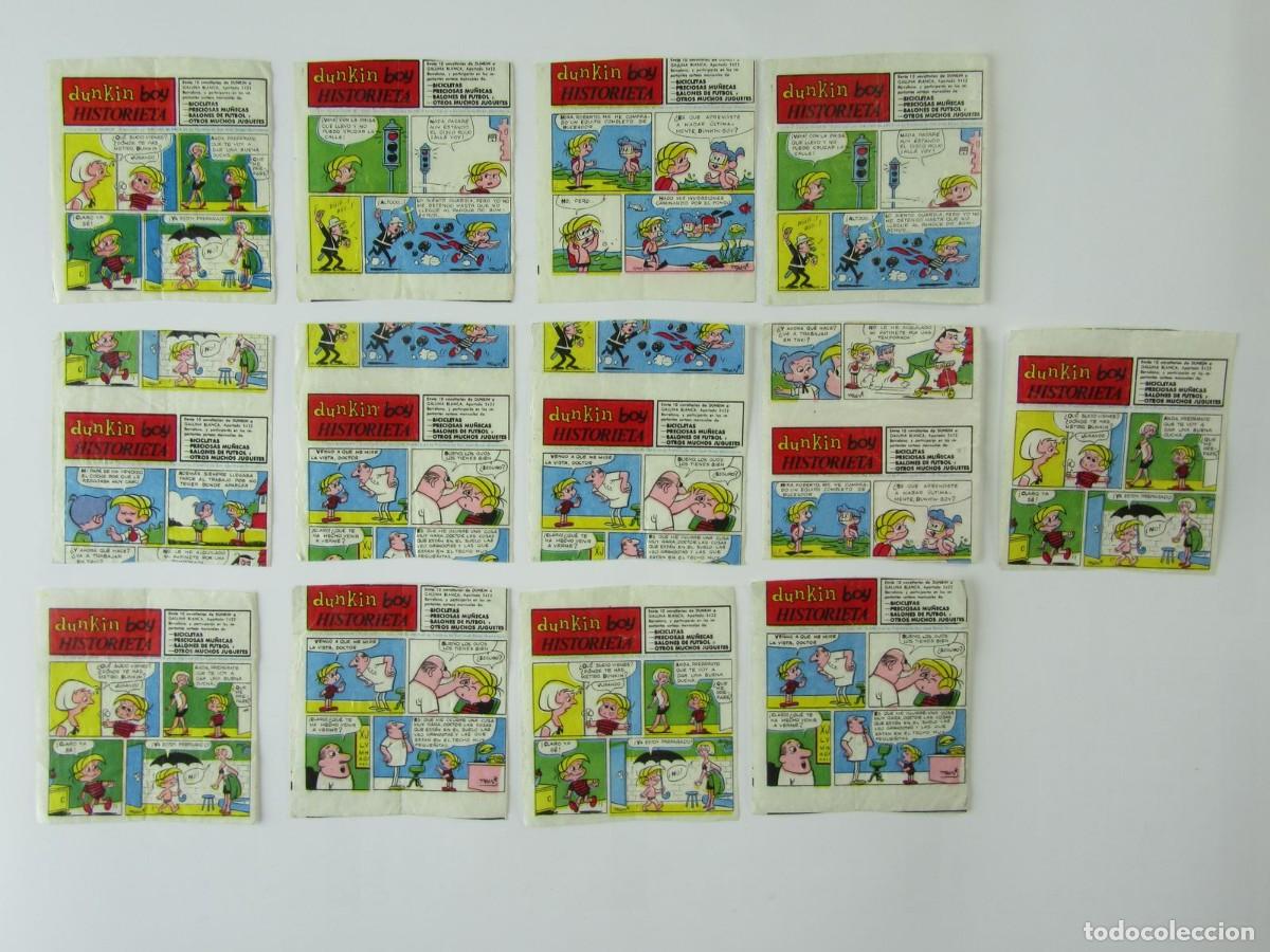 Coleccionismo cromos antiguos: Lote 13 cromos Dunkin Historieta - Foto 1