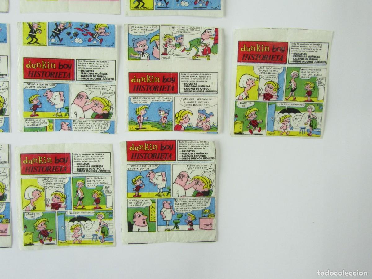Coleccionismo cromos antiguos: Lote 13 cromos Dunkin Historieta - Foto 2