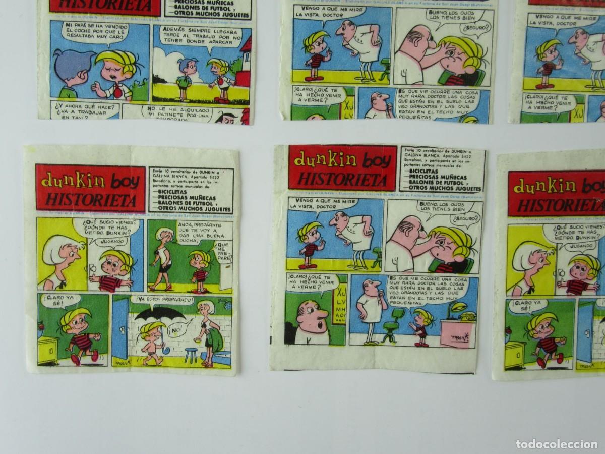 Coleccionismo cromos antiguos: Lote 13 cromos Dunkin Historieta - Foto 3
