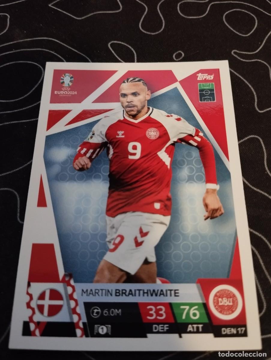 Coleccionismo cromos antiguos: Martin Braithwhite-DEN 17 - Foto 1