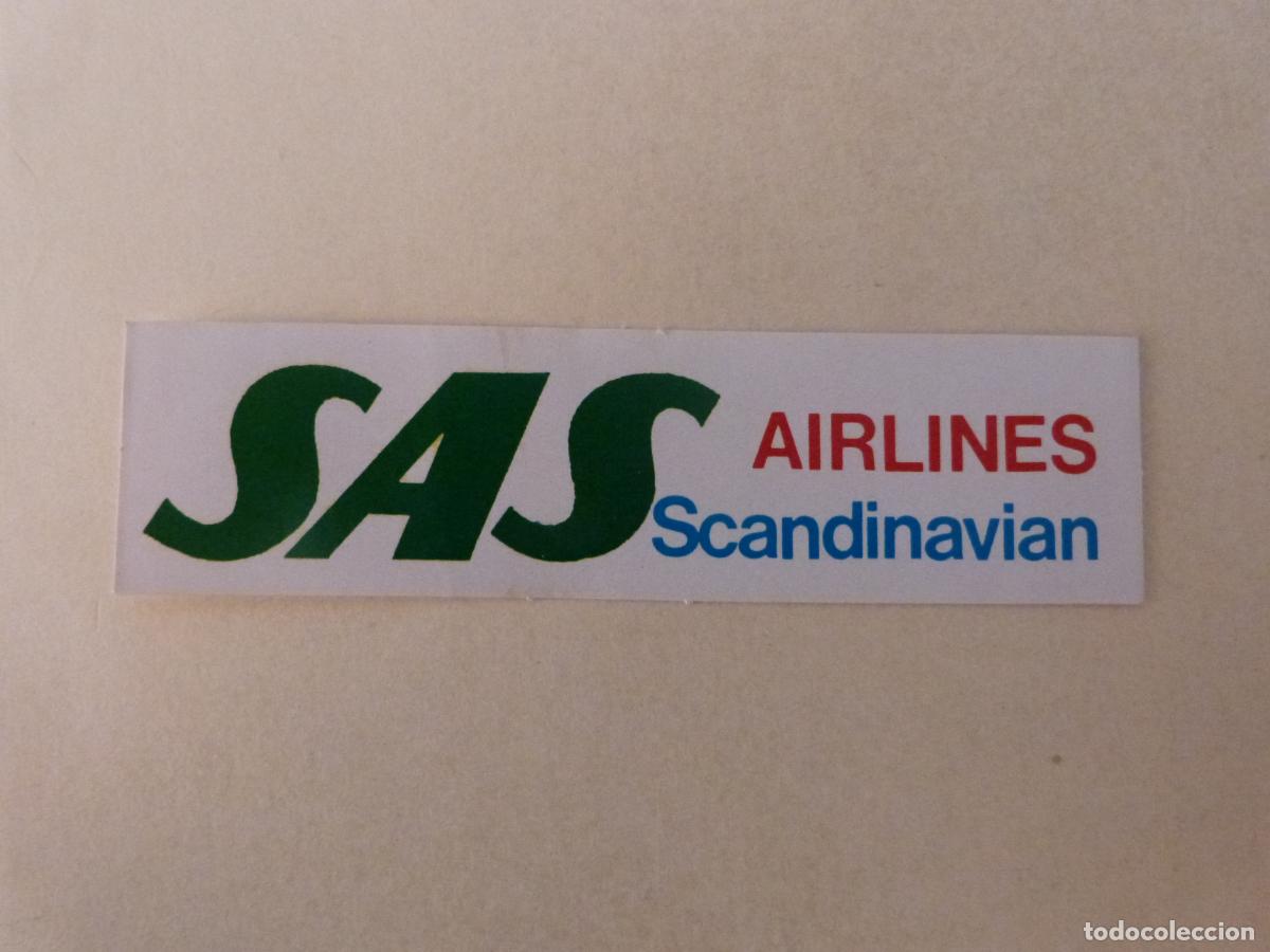 Coleccionismo cromos antiguos: CROMO AEROLINEAS SAS SCANDINAVIAN MATE SIN PEGAR A&Ntilde;O 1987 DEL ALBUM ADHESIVAS SPORT 2 DE COMICROMO