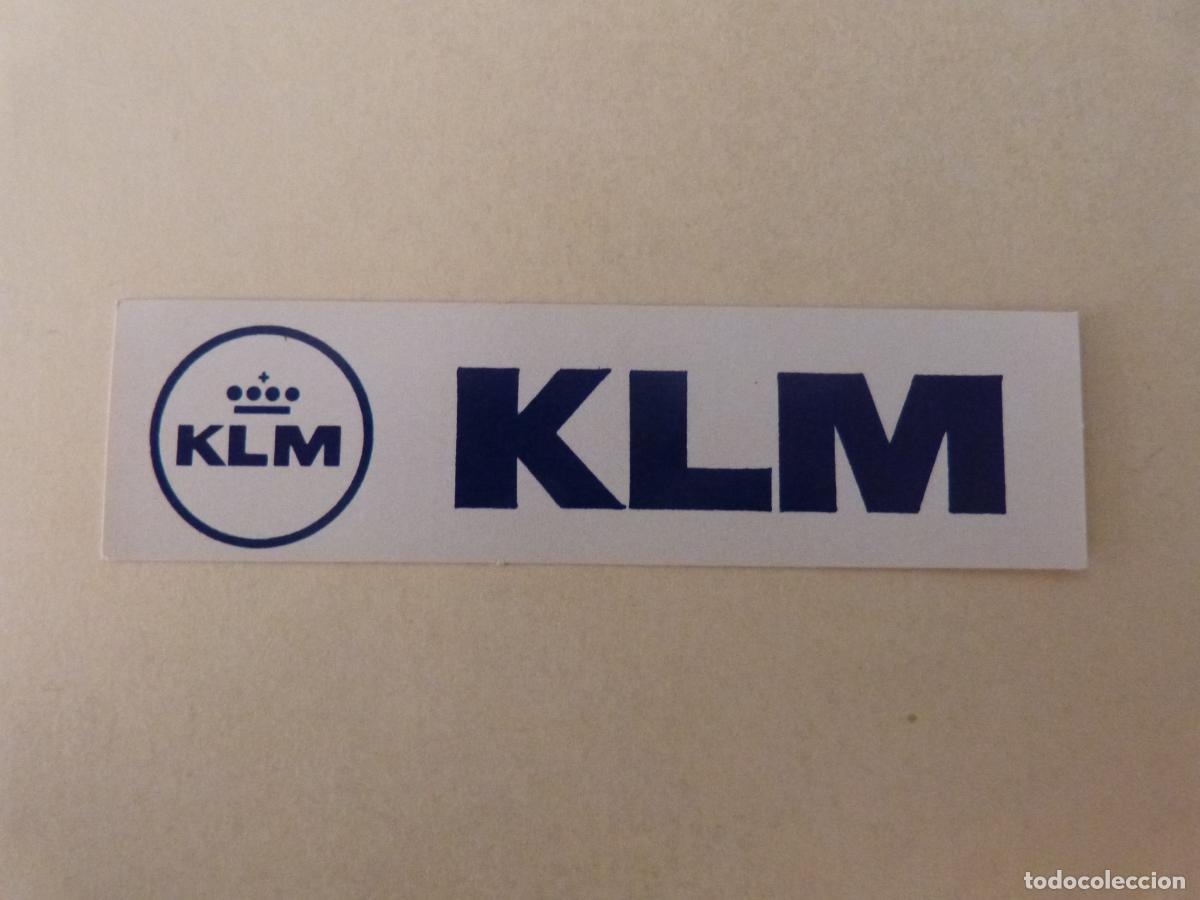 Coleccionismo cromos antiguos: CROMO AEROLINEAS KLM MATE SIN PEGAR A&Ntilde;O 1987 DEL ALBUM ADHESIVAS SPORT 2 COMICROMO