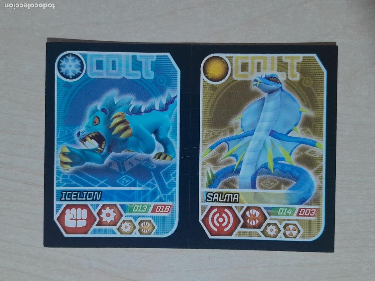 Coleccionismo cromos antiguos: CROMO N&ordm; 38 Y 118 - INVIZIMALS EVOLUTION - PANINI 2012 - SIN PEGAR - Foto 1