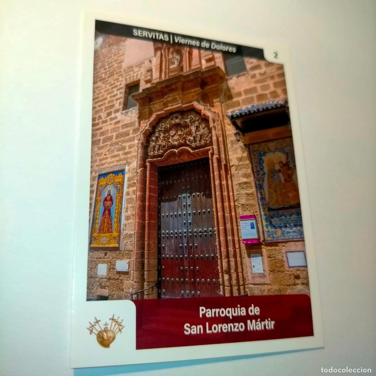 Coleccionismo cromos antiguos: estampa carta cromo de semana santa de cadiz para album holy cards nueva - 2025 - numero n 2