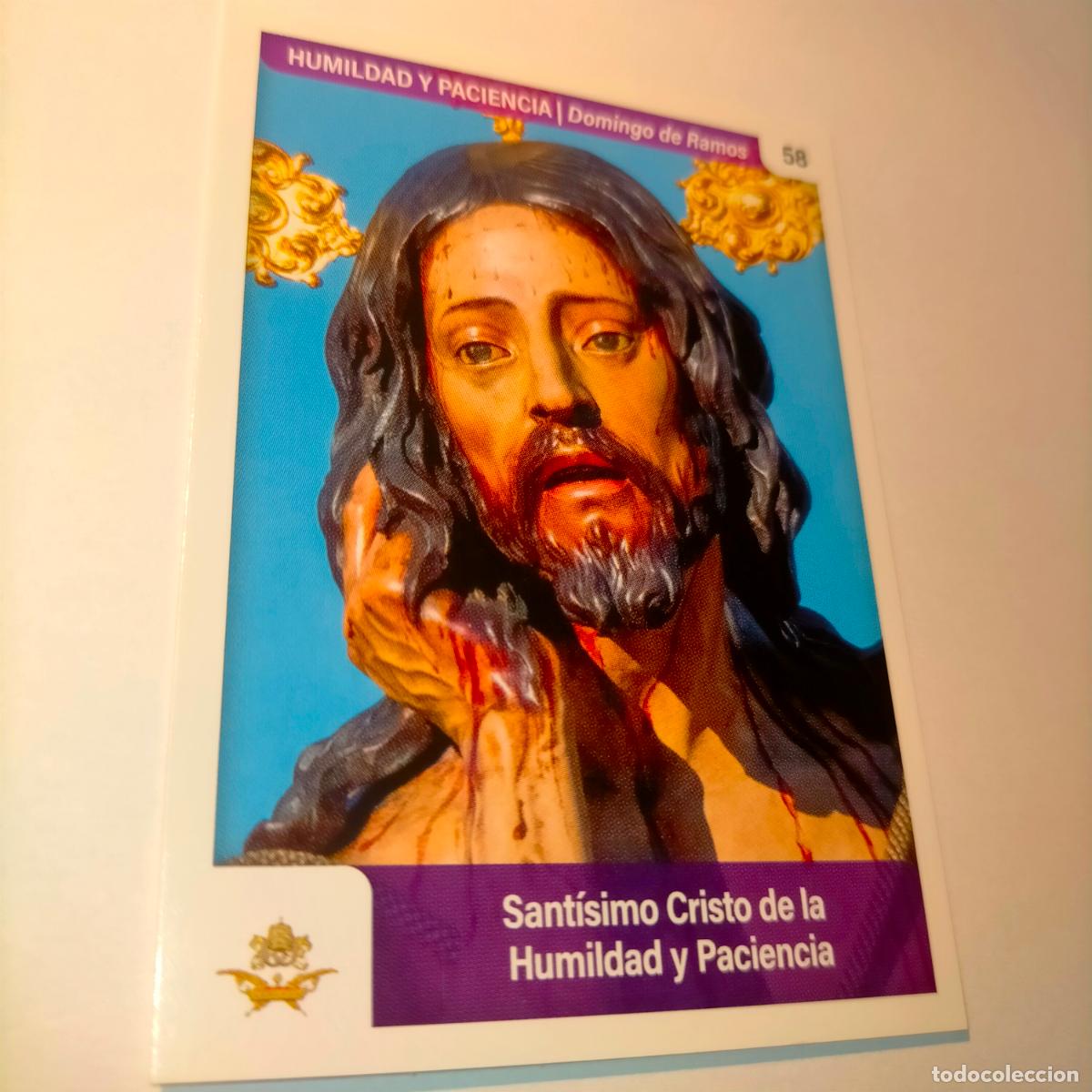 Coleccionismo cromos antiguos: estampa carta cromo de semana santa de cadiz para album holy cards nueva - 2025 - numero n 58