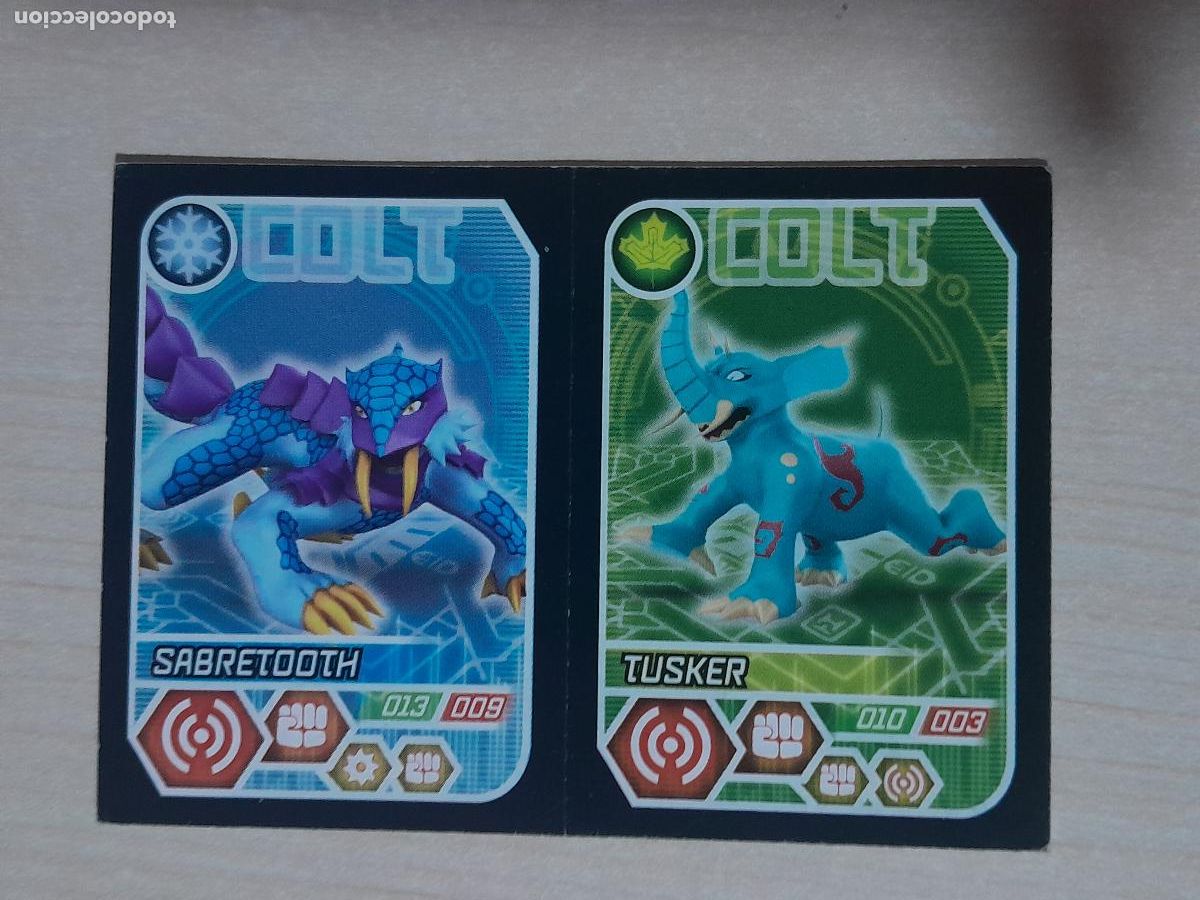 Coleccionismo cromos antiguos: CROMO N&ordm; 184 Y 127 - INVIZIMALS EVOLUTION - PANINI 2012 - SIN PEGAR - Foto 1