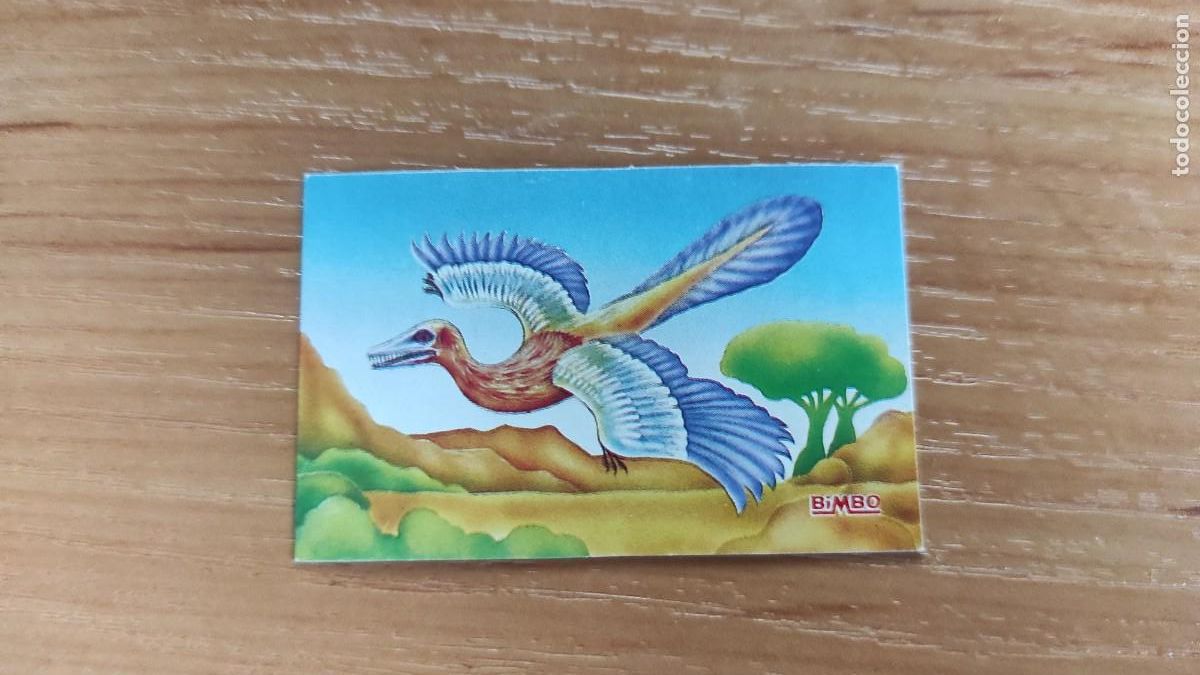 Coleccionismo cromos antiguos: Cromo Bimbo de la colecci&oacute;n el museo de los dinosaurios. 17 - Foto 1