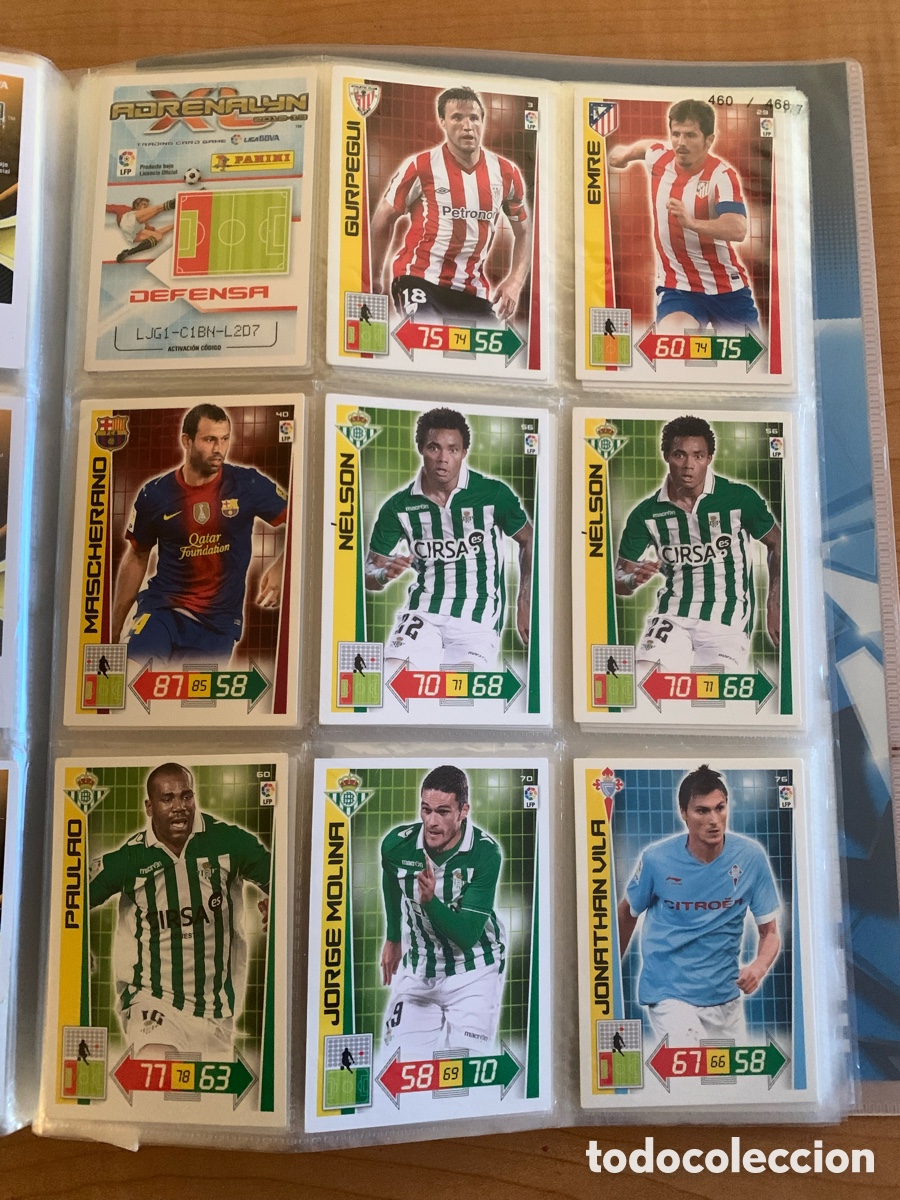 Coleccionismo cromos antiguos: Lote tarjetas Adrenalyn 2012-13 - Foto 1