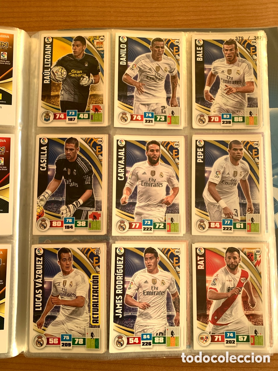 Coleccionismo cromos antiguos: Lote tarjetas Adrenalyn 2015-16 - Foto 5