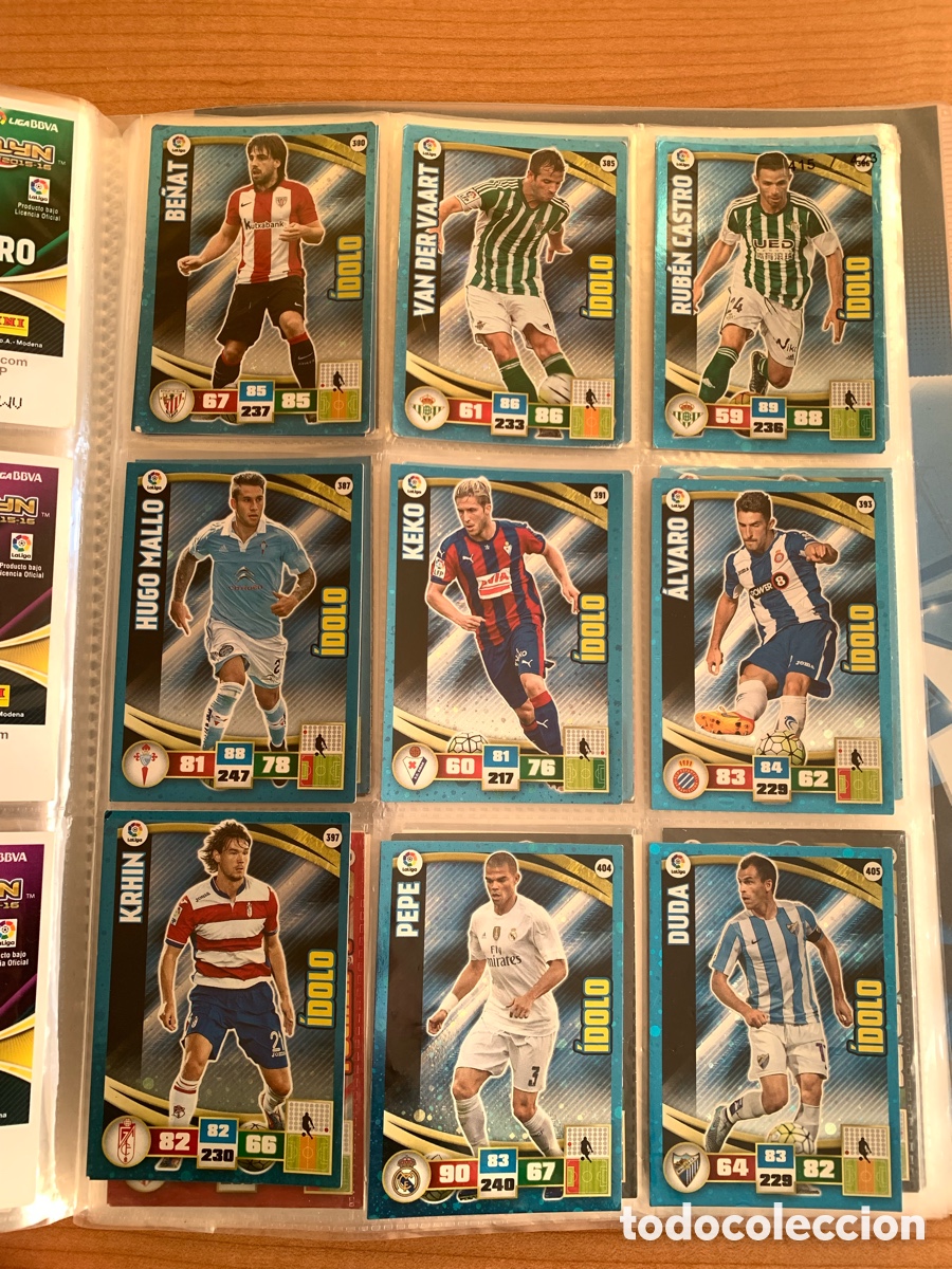 Coleccionismo cromos antiguos: Lote tarjetas Adrenalyn 2015-16 - Foto 9