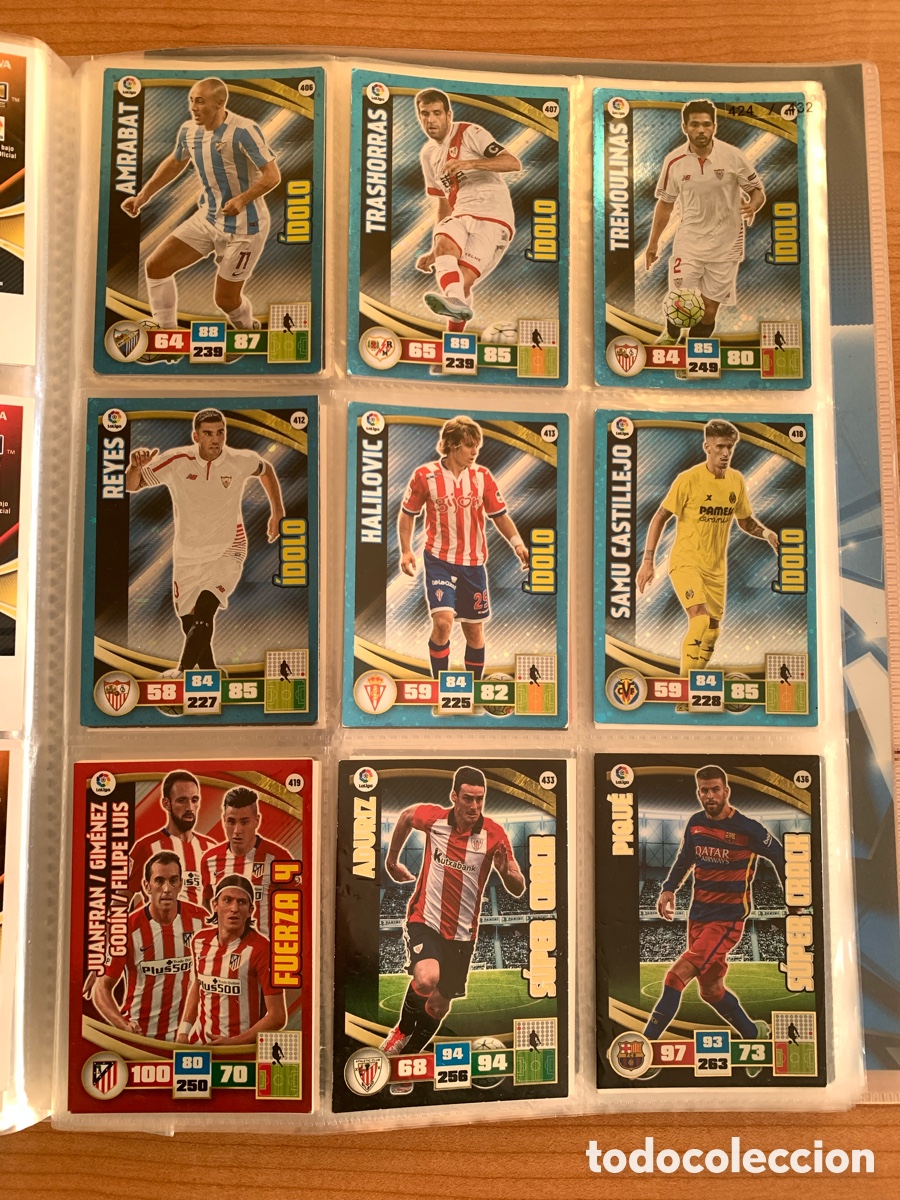 Coleccionismo cromos antiguos: Lote tarjetas Adrenalyn 2015-16 - Foto 10