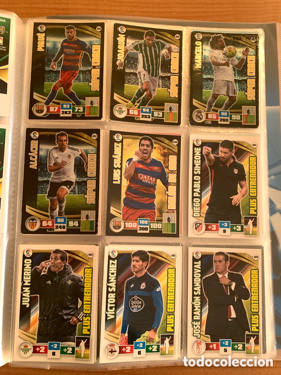 Coleccionismo cromos antiguos: Lote tarjetas Adrenalyn 2015-16 - Foto 11