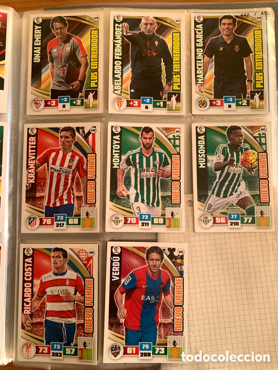 Coleccionismo cromos antiguos: Lote tarjetas Adrenalyn 2015-16 - Foto 12