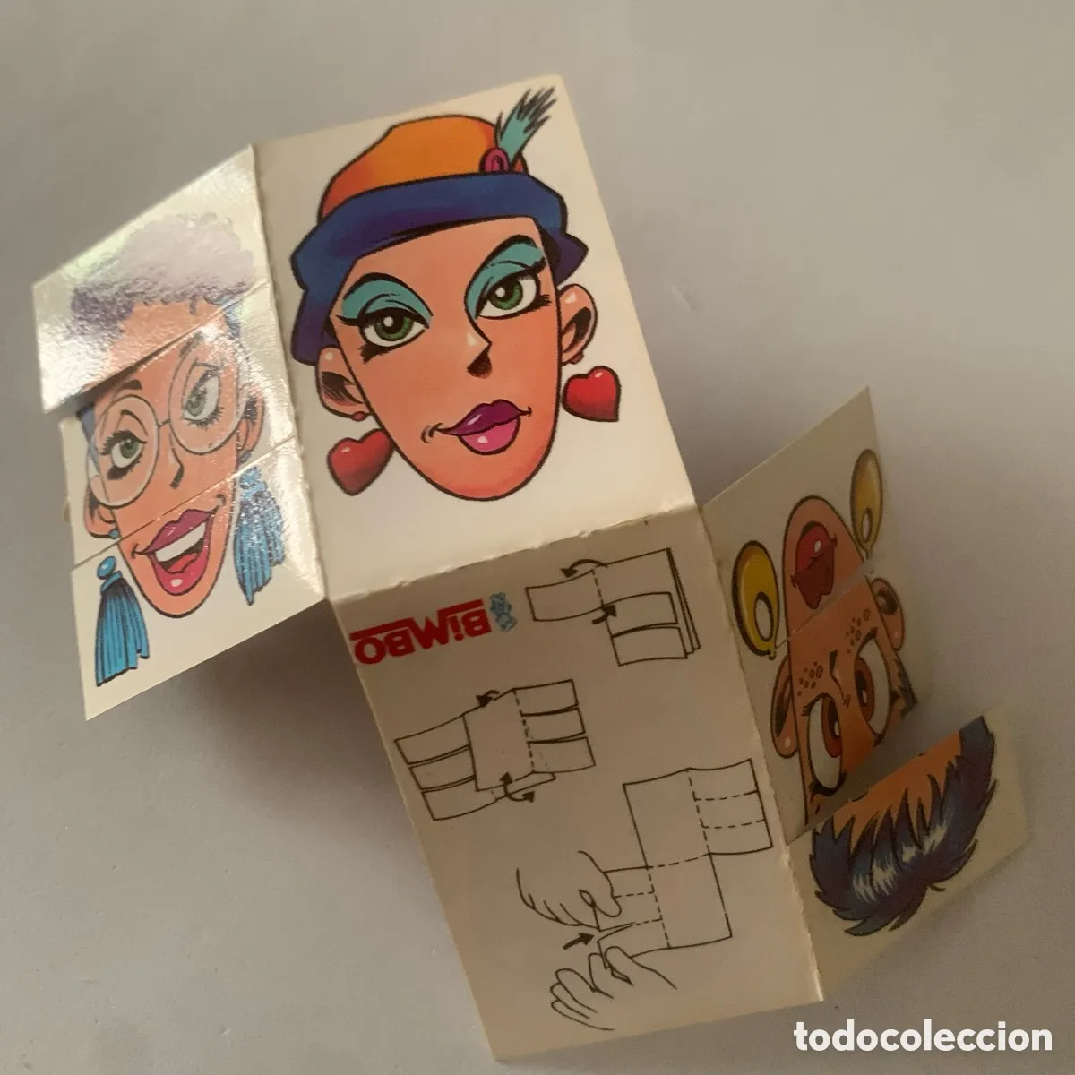 Cromo bimbo cambia caras transformable