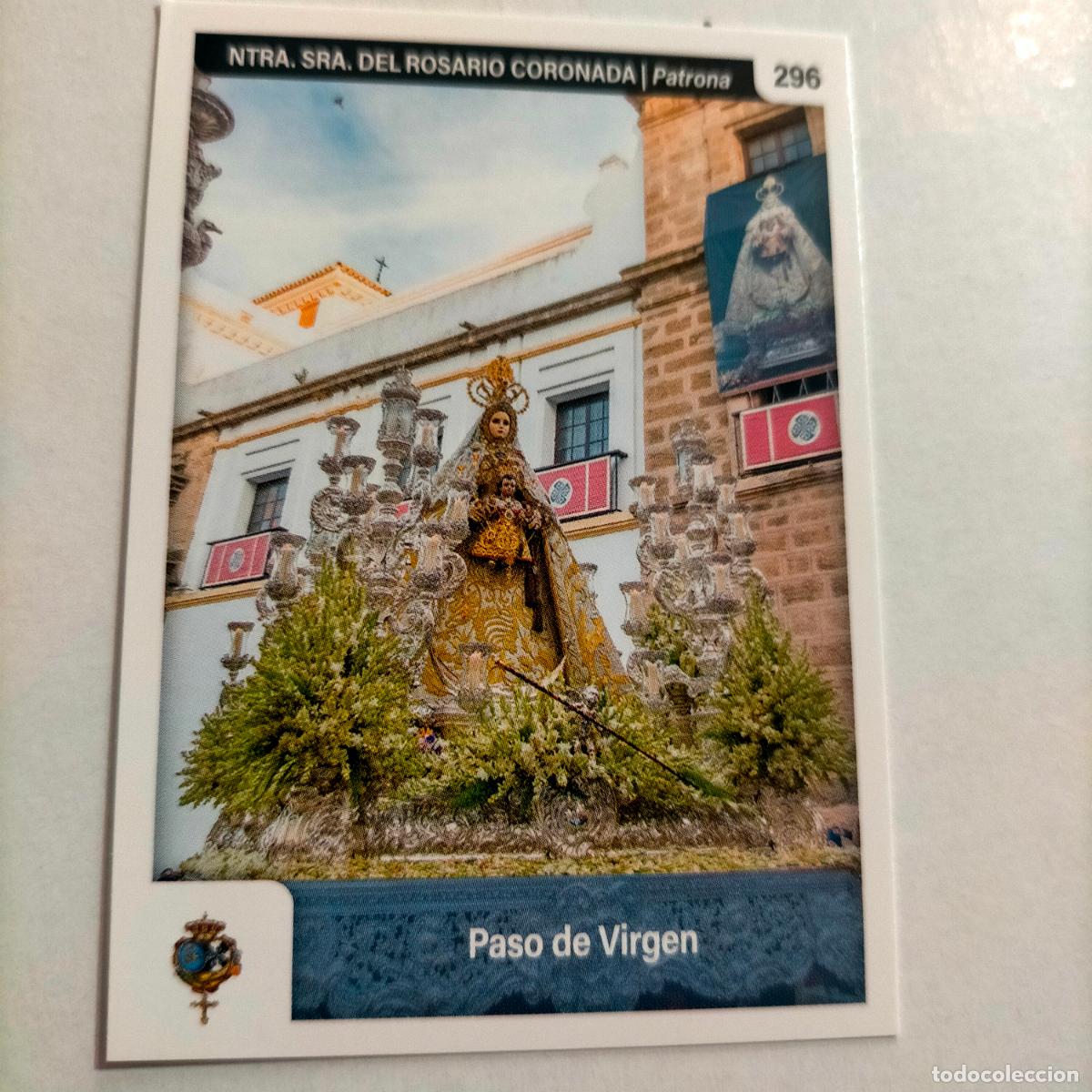 Coleccionismo cromos antiguos: estampa carta cromo de semana santa de cadiz para album holy cards nueva - 2025 - numero n 296