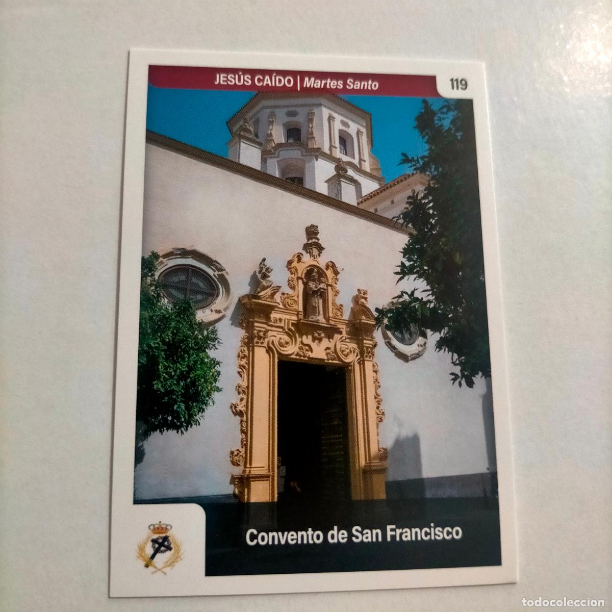 Coleccionismo cromos antiguos: estampa carta cromo de semana santa de cadiz para album holy cards nueva - 2025 - numero n 119
