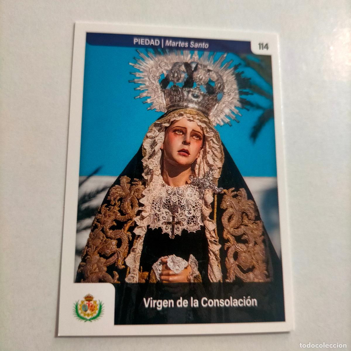 Coleccionismo cromos antiguos: estampa carta cromo de semana santa de cadiz para album holy cards nueva - 2025 - numero n 114