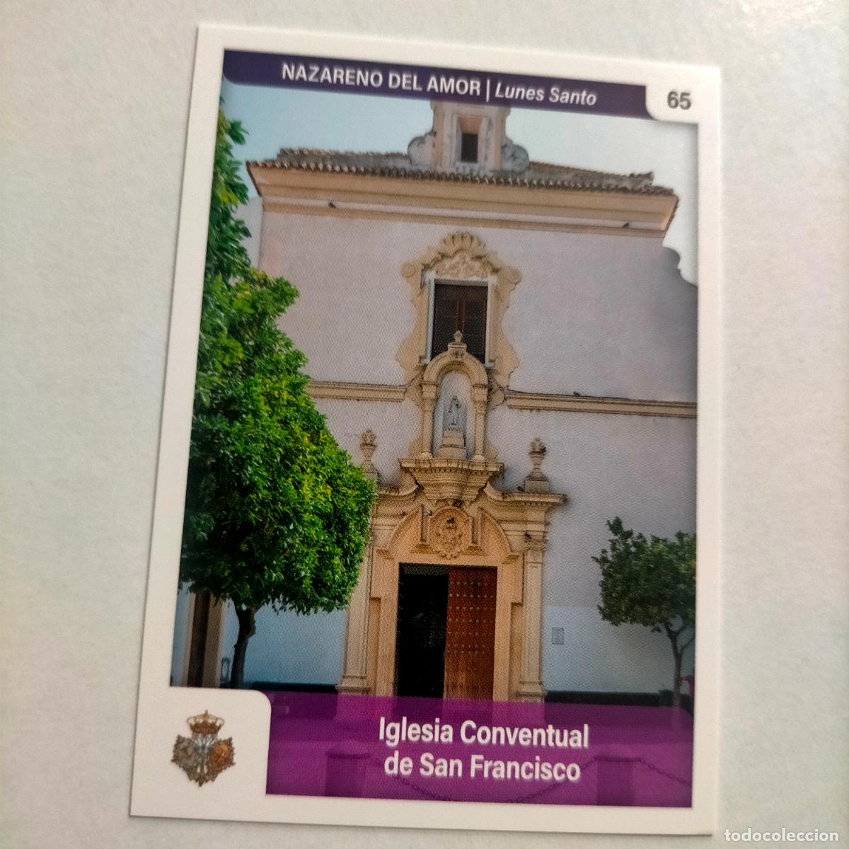 Coleccionismo cromos antiguos: estampa carta cromo de semana santa de cadiz para album holy cards nueva - 2025 - numero n 65