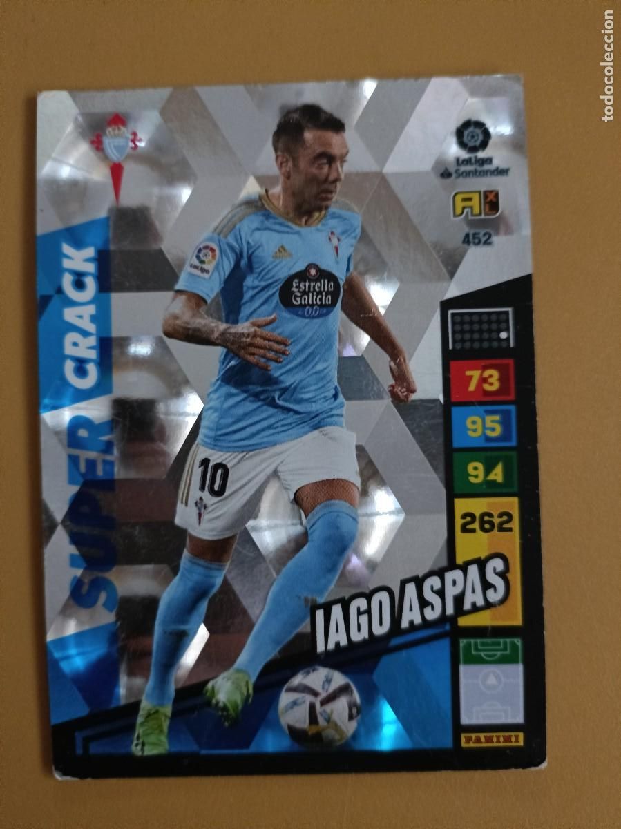 Coleccionismo cromos antiguos: iago aspas, 22 23 super crack - Foto 1