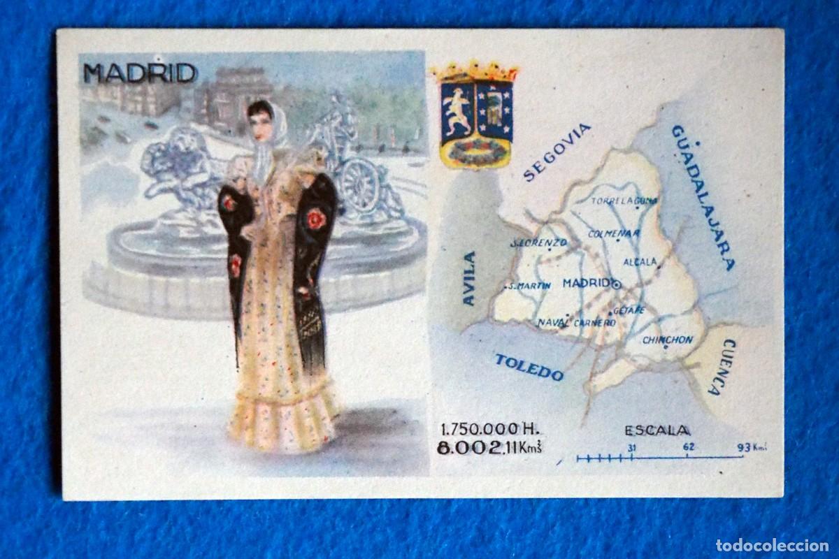 Coleccionismo cromos antiguos: ANTIGUO CROMO CEREGUMIL.MALAGA: REGIONES DE ESPA&Ntilde;A. MADRID. N&ordm; 36