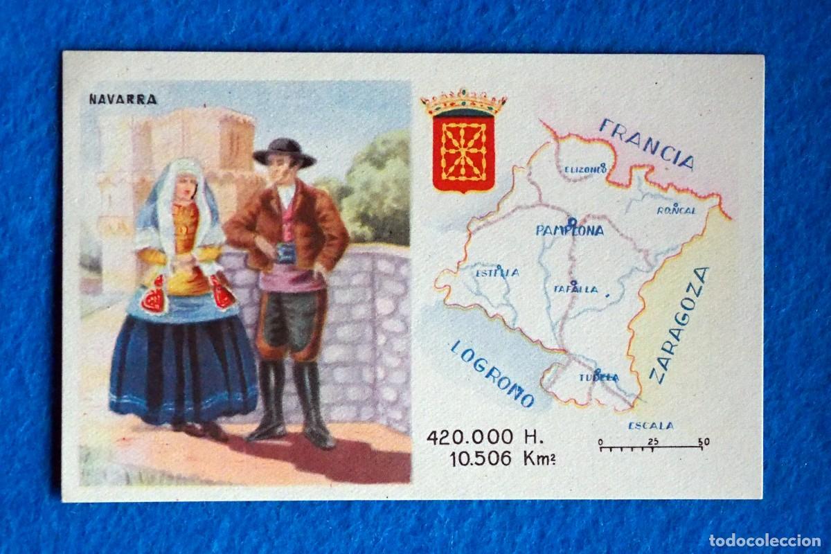 Coleccionismo cromos antiguos: ANTIGUO CROMO CEREGUMIL.MALAGA: REGIONES DE ESPA&Ntilde;A. NAVARRA. N&ordm; 38