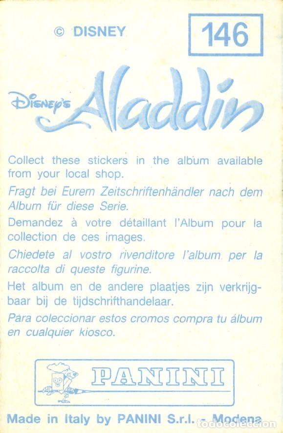 Coleccionismo cromos antiguos: CROMO - 1992 - PANINI - ALADDIN - 146 - Foto 2